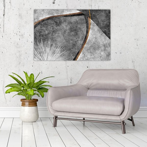 Slika - Apstrakcija u betonu (90x60 cm)