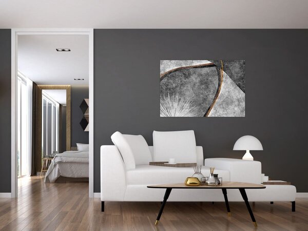 Slika - Apstrakcija u betonu (90x60 cm)