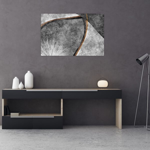 Slika - Apstrakcija u betonu (90x60 cm)