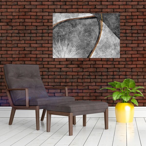 Slika - Apstrakcija u betonu (90x60 cm)