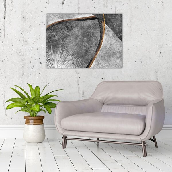 Slika - Apstrakcija u betonu (70x50 cm)