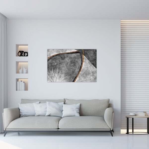Slika - Apstrakcija u betonu (90x60 cm)