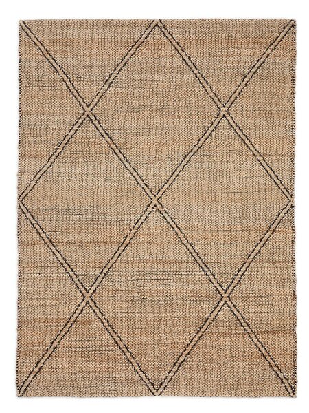 Ručno rađen juten tepih u prirodnoj boji 200x300 cm Vallalta – Kave Home