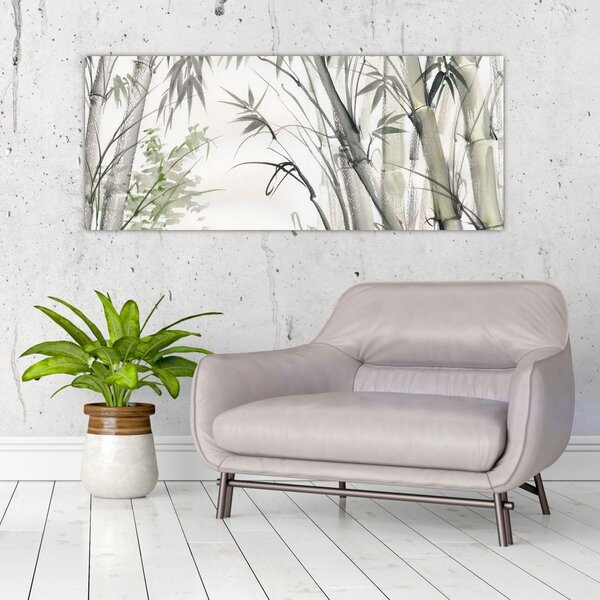 Slika - Bambusi, crtež (120x50 cm)