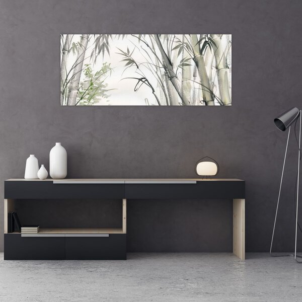 Slika - Bambusi, crtež (120x50 cm)