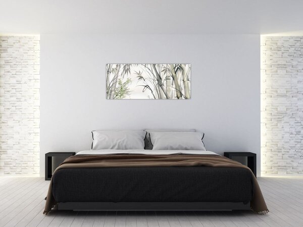 Slika - Bambusi, crtež (120x50 cm)