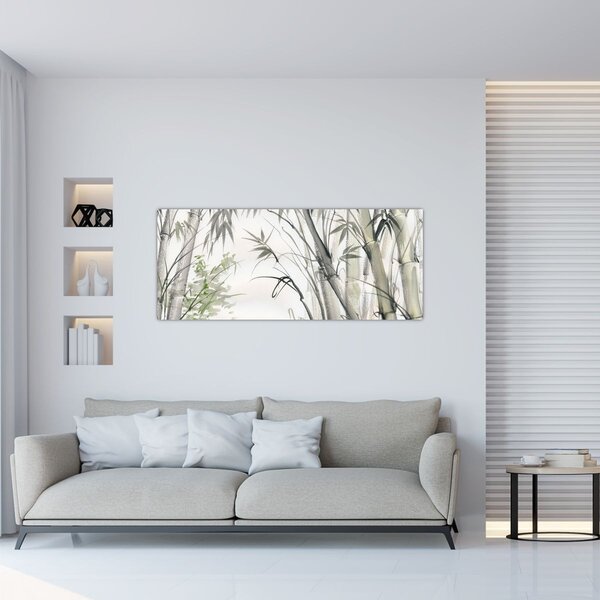 Slika - Bambusi, crtež (120x50 cm)