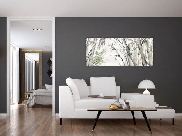 Slika - Bambusi, crtež (120x50 cm)