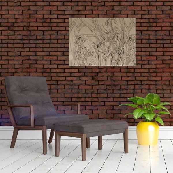 Slika - Obrisi biljaka (70x50 cm)