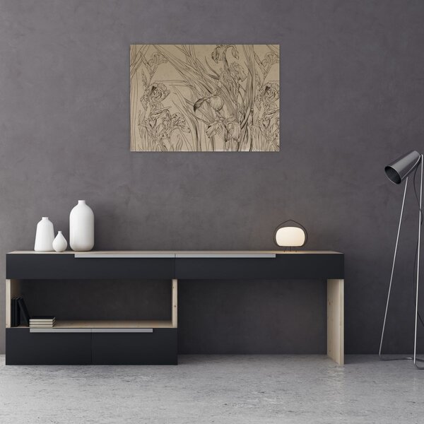 Slika - Obrisi biljaka (70x50 cm)