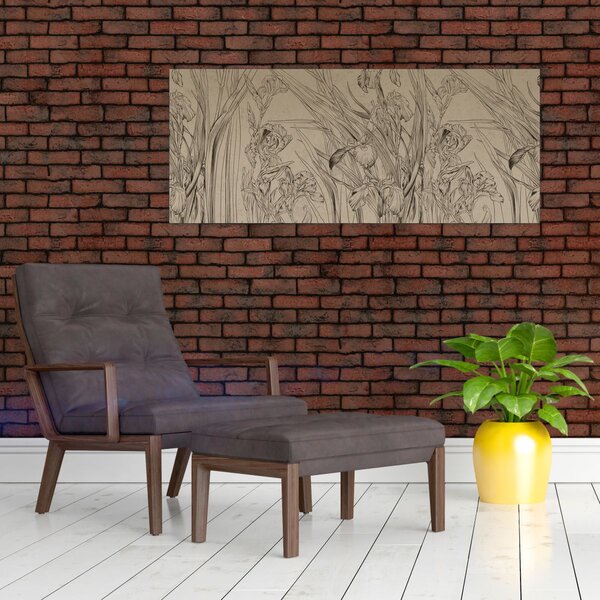 Slika - Obrisi biljaka (120x50 cm)