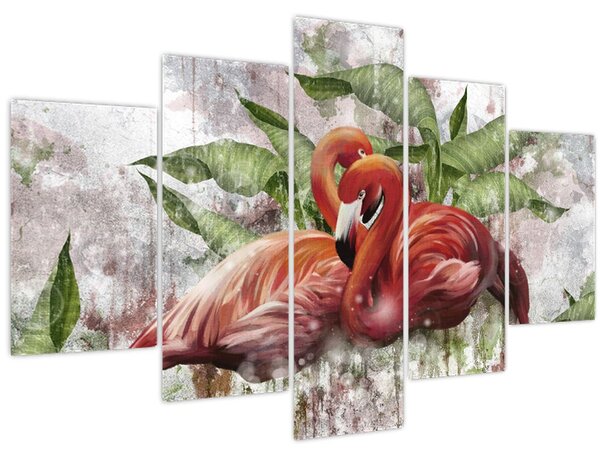 Slika - Flamingosi (150x105 cm)