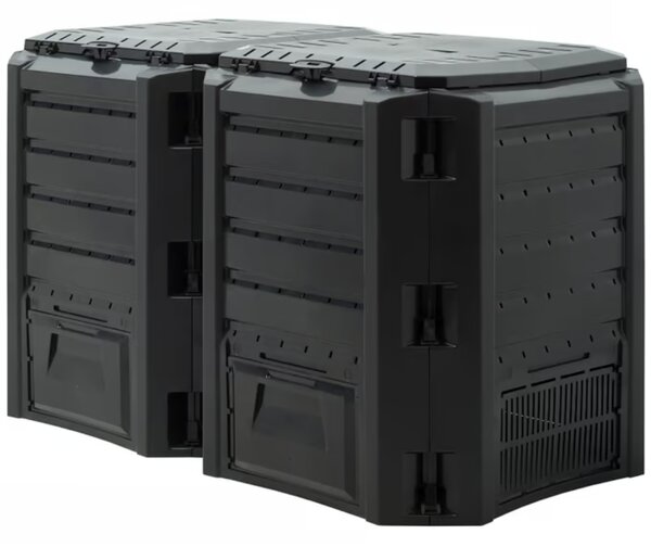 Vrtni komposter COMPOGREEN, 800 l, crna Prosperplast