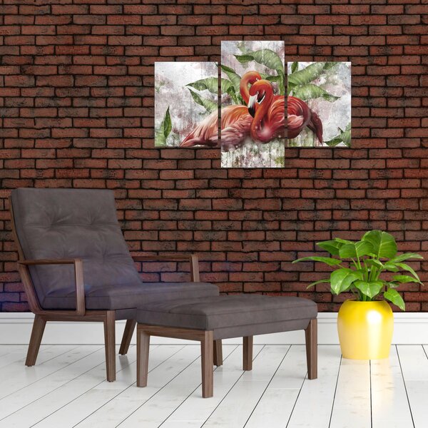 Slika - Flamingosi (90x60 cm)