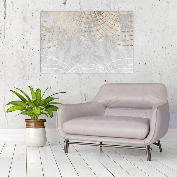 Slika - Beton s dizajnom (90x60 cm)