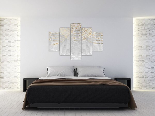 Slika - Beton s dizajnom (150x105 cm)