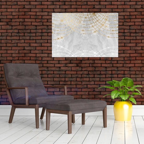 Slika - Beton s dizajnom (90x60 cm)