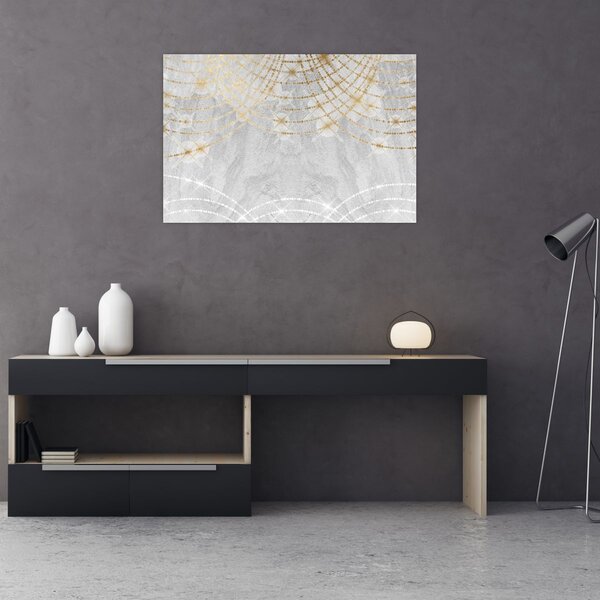 Slika - Beton s dizajnom (90x60 cm)