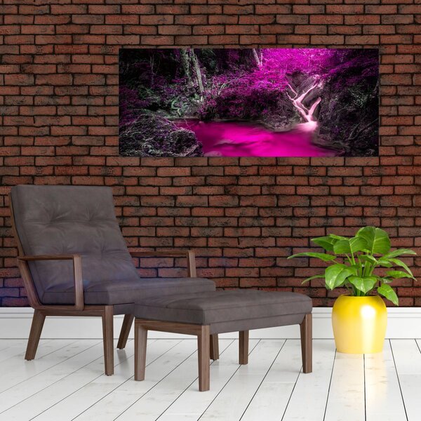 Slika - Ružičasta šuma (120x50 cm)