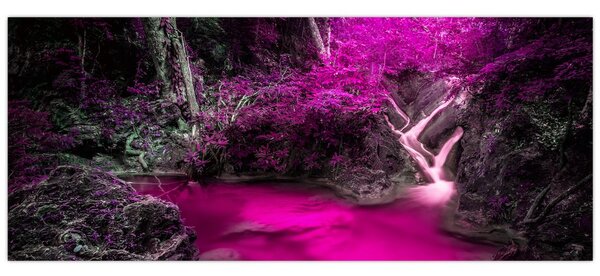 Slika - Ružičasta šuma (120x50 cm)