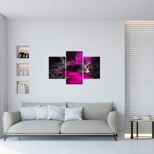 Slika - Ružičasta šuma (90x60 cm)