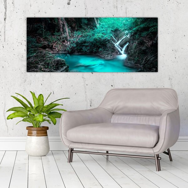 Slika - Tirkizno jezero (120x50 cm)