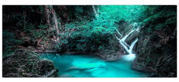 Slika - Tirkizno jezero (120x50 cm)