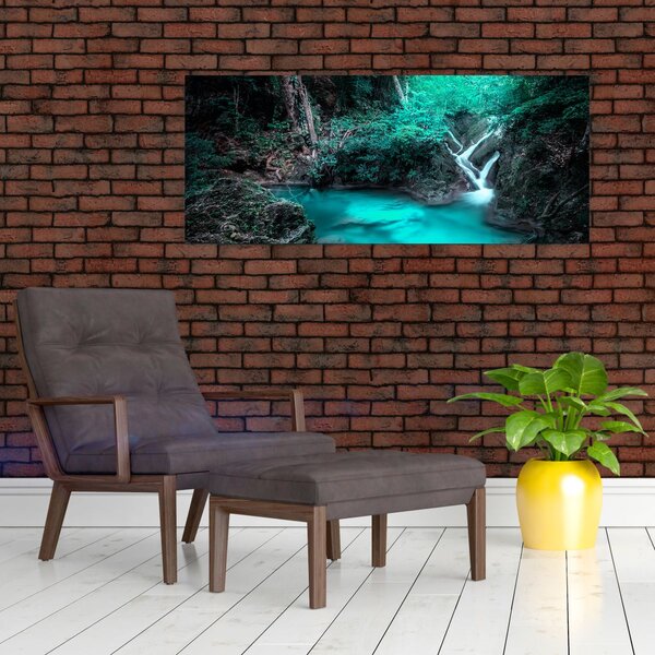 Slika - Tirkizno jezero (120x50 cm)