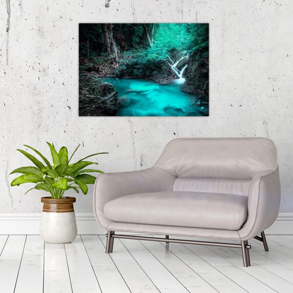 Slika - Tirkizno jezero (70x50 cm)