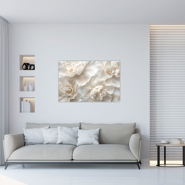 Slika - Nježne božure (90x60 cm)