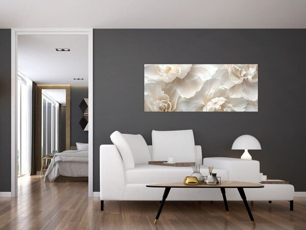 Slika - Nježne božure (120x50 cm)