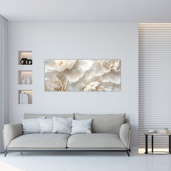 Slika - Nježne božure (120x50 cm)