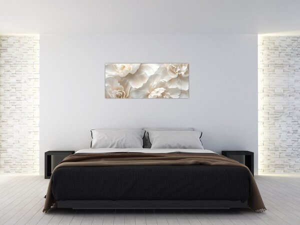 Slika - Nježne božure (120x50 cm)