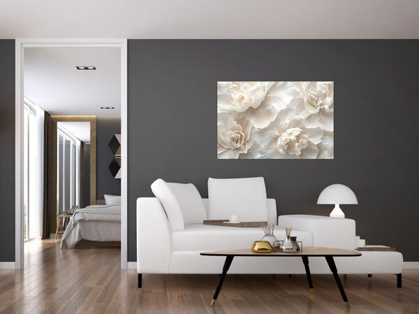 Slika - Nježne božure (90x60 cm)