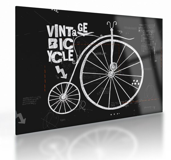 Staklena slika - Velocipede (70x50 cm)
