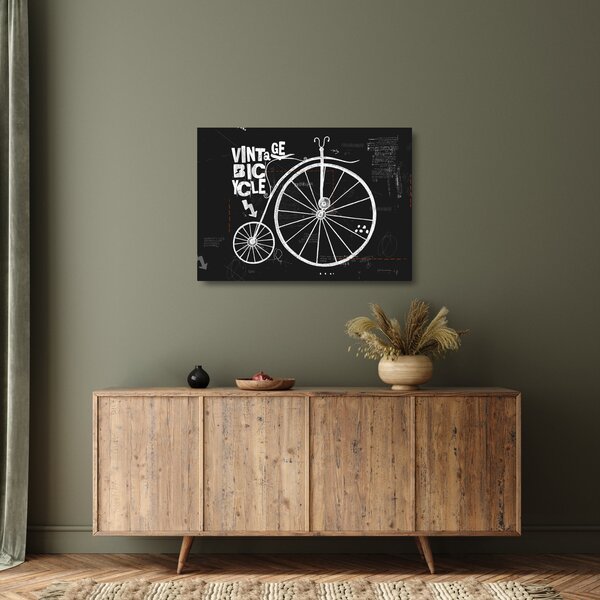 Staklena slika - Velocipede (70x50 cm)