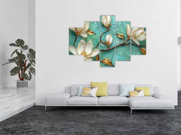 Slika - 3D magnolije (150x105 cm)