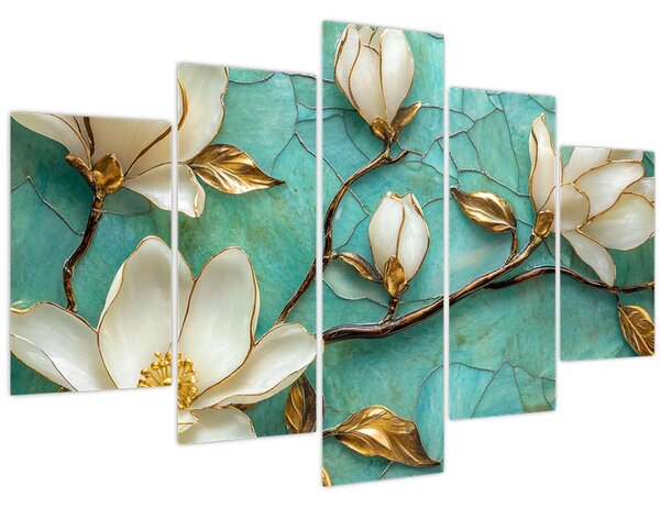 Slika - 3D magnolije (150x105 cm)