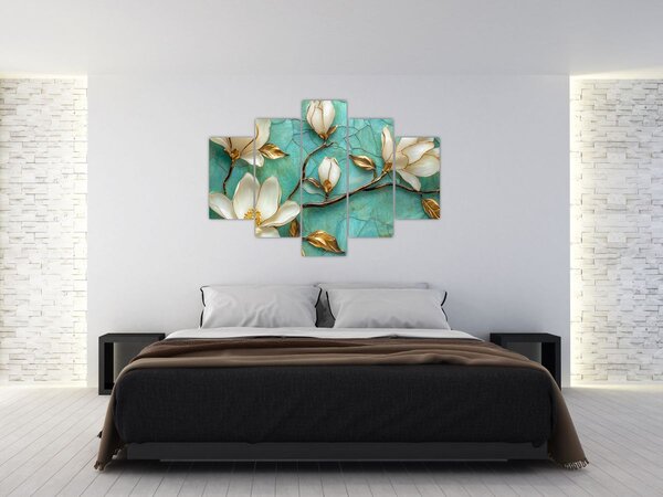 Slika - 3D magnolije (150x105 cm)