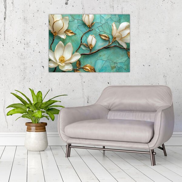 Slika - 3D magnolije (70x50 cm)