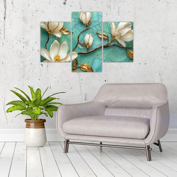 Slika - 3D magnolije (90x60 cm)