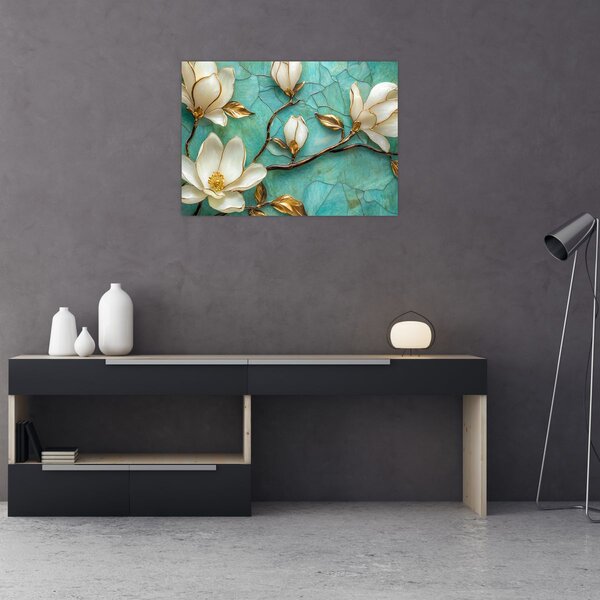 Slika - 3D magnolije (70x50 cm)