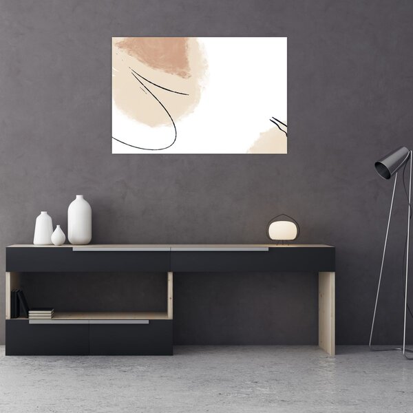 Slika - Bijela apstrakcija (90x60 cm)