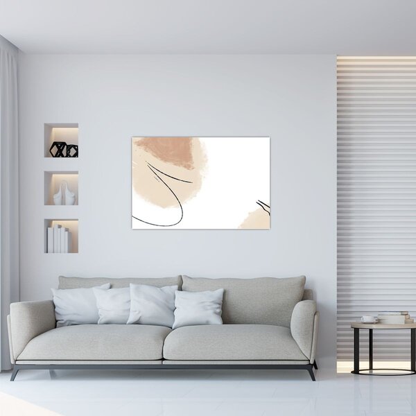 Slika - Bijela apstrakcija (90x60 cm)