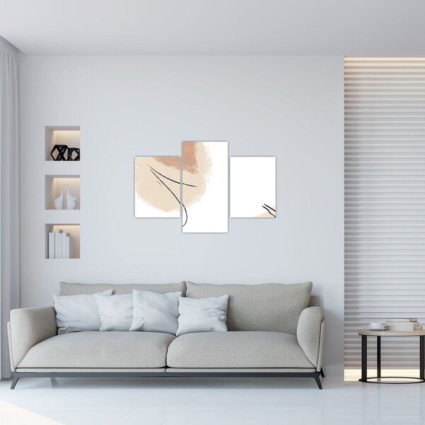 Slika - Bijela apstrakcija (90x60 cm)
