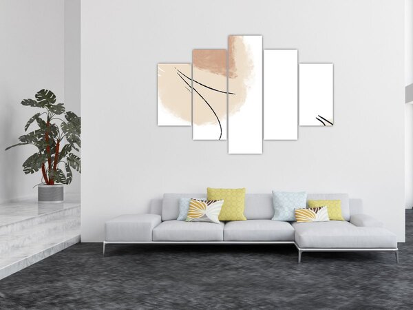 Slika - Bijela apstrakcija (150x105 cm)