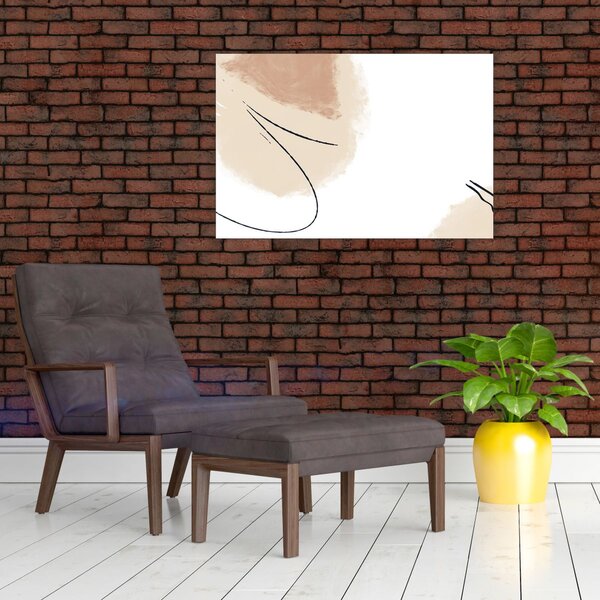 Slika - Bijela apstrakcija (90x60 cm)
