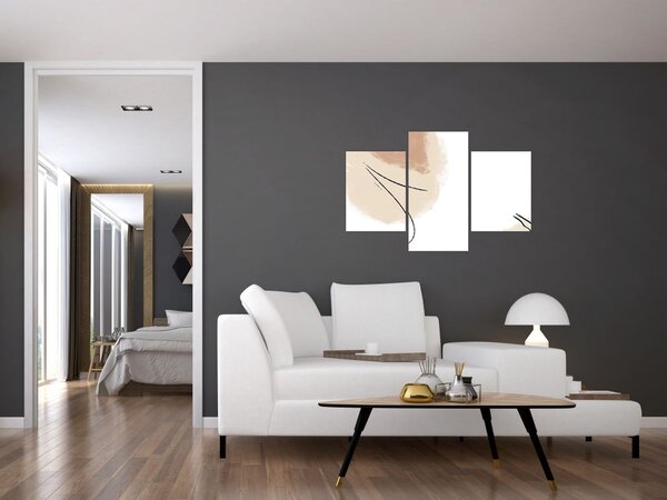 Slika - Bijela apstrakcija (90x60 cm)