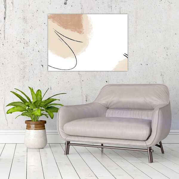 Slika - Bijela apstrakcija (70x50 cm)