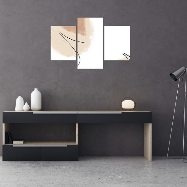 Slika - Bijela apstrakcija (90x60 cm)